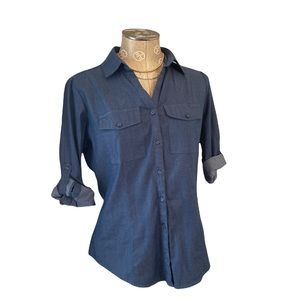 New York & Company Button Up Size S